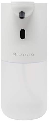 foamara Elektrischer Schaumseifenspender, No Touch Sensor, Automatischer Seifenspender, USB-C, Akku, Nachfüllbar, Wandhalter, Aufladbar