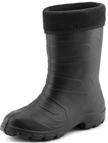 Ladeheid Botas de Agua Antideslizantes en EVA Mujer LALMG879(Negro/Negro, 37 EU)