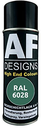 4 IN 1 Ral 6028 Verde Pino Dickschichtlack Laca Spray Lata de Aerosol