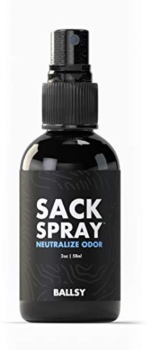 Ballsy Body & Groin Spray – Deodorant for Men - Neutralize Odor & Skin Irritation w/Tea Tree & Aloe Vera Extracts - Cruelty, Sulfate & Paraben-Free Deodorant Spray 2 oz, 1 Pack