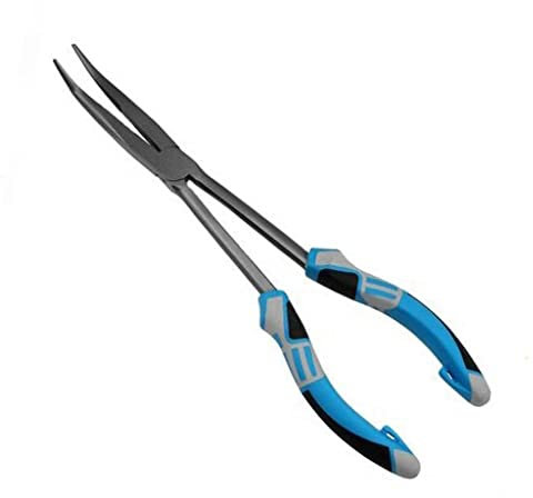Angelzange - Spitzzange Lösezange - Zange XL Gebogen 28cm