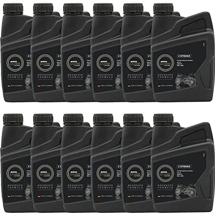 AVISTA OIL 12x Zweitaktöl für Motorroller, Roller, Simson, Synthetisch, erfüllt API TC/JASO FB/ISO-L-EGD, 1L