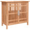 vidaXL Waschbeckenunterschrank 66x29x61,5 cm Massivholz Nussbaum