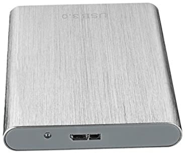 External Hard Drive Case 1TB 2TB High Speed USB 3.1 Portable Hard Drive HDD for PC Laptop Sliver