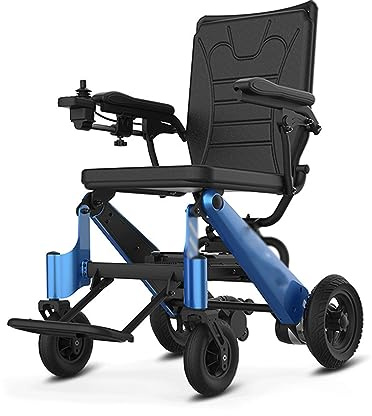 Fauteuil Roulant Électrique Adulte, Déambulateur Électrique À Quatre Roues Pour Personnes Âgées, Pliable, Léger, Batterie Au Lithium 10Ah, Adapté À La Maison, À L'Extérieur, Aux Voyages