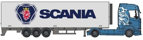 Bburago 1:43 STREET FIRE HAULERS WITH TRAILER - SCANIA S730, 507.15 cm³