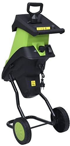 Rantry Trituradora de jardín eléctrica con 2 cuchillas extra de 2400 W, decoración de muebles, muebles de interior/exterior para salón, oficina