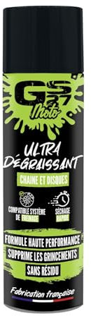 GS27 - Ultra Dégraissant GS27 Moto - Compatible Chaine, Disques et Plaquettes - 500ml
