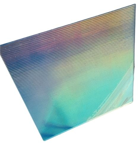 Lastre acriliche trasparenti con texture pietra, Lastra acrilica laser PMMA ondulata testurizzata con struttura in pietra 3 mm/5 mm for fai da te, dimensioni multiple(5X300X400MM)