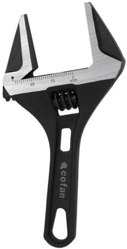 Llave Ajustable Corta | Gran Apertura | Varias Medidas y Aperturas | Fabricada en Acero al Cromo-Vanadio