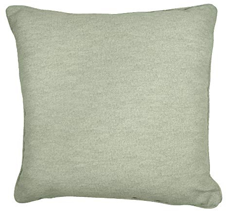 Fusion - Sage Green Cushion (43 x 43cm) - 100% Cotton - Filling Included - Green Cushions with Covers Included/Cushion Inserts - Matching Curtains Available - Sorbonne Collection