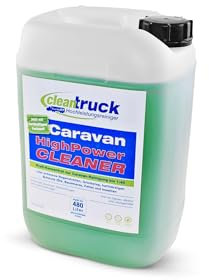 CleanTruck Caravan Reiniger 5kg - Effektiver Außenreiniger, Entfernt Schwarze Regenstreifen, Nachhaltig und Umweltfreundlich, Ideal für Pflege und Sauberkeit Ihres Caravans