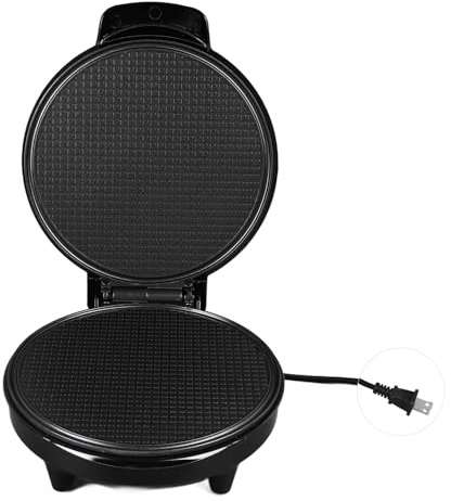 1200W Nonstick Waffle Cone Maker, Temperature Control, Compact and Easy Maintenance, DIY Ice Cream Cone Maker Machine with US Plug for Home Kitchen Holiday Parties Baking