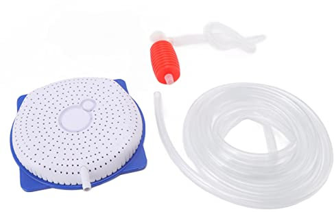 Swimming Pool Accessories - Pool Cover Drainer Portable Automatic Water Siphon Pump - Durable Plastic Material - Quick Drainage for Pool