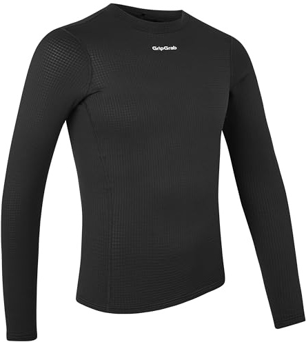 GripGrab Ride Winter Fahrrad Unterhemd Langarm Herren Radsport Funktionsunterhemd Lang Rennrad MTB Gravel Bike Base Layer