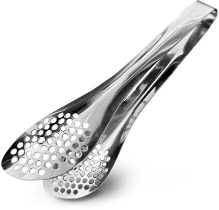 Fackelmann Pinza da Cucina per Insalata e Fritti in Acciaio Inox, 22,5 cm, Pinza Multiuso, per Servire Verdure, Pasta, Carne e Patatine, Utensile da cucina lavabile in lavastoviglie