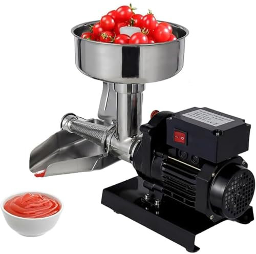 LZDOYY Passoire à tomates électrique, broyeur à Sauce Tomate, Presse à tomates électrique 450 W, Moulin à Aliments, Machine à Salsa, Fruits, Pommes, Baies