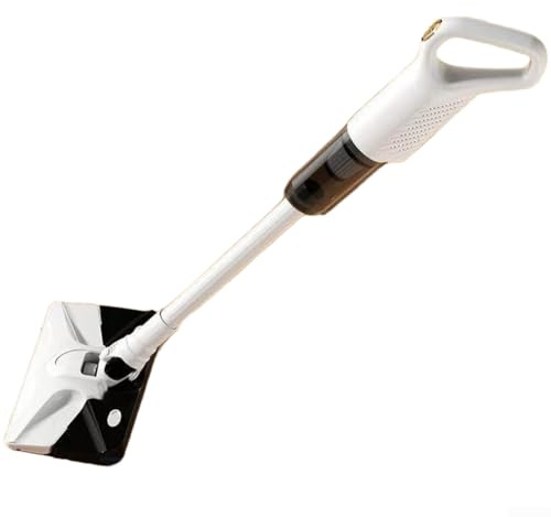 Aspirapolvere a batteria portatile 2 in 1, con pulizia a secco e a umido, motore da 50 W, contenitore di raccolta della polvere da 600 ml, senza fili, testa girevole a 60°, filtro lavabile, per