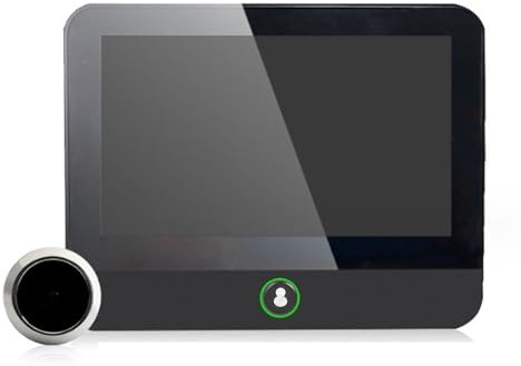 ZAICOLER Mirilla Digit Tuya Para Propietarios de Apartamentos Que Monitorean El Acceso la Puerta Principal,Monitorización HD 1080p áNgulo de Visión Ancho,Baterí Incorporada 5000MAH