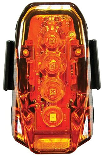 Lezyne Lazer Drive 250 Rear Light - Black/Bicycle Cycling Cycle Biking Bike Ride Mountain MTB Road Street City Urban Commuting Commute Lighting LED Bright Dark Night Red Tail Taillight