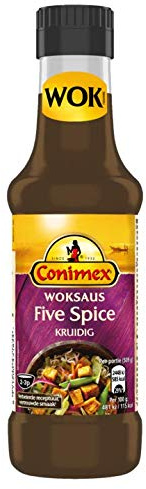 Fünf Gewürze Wok Paste | Conimex | Woksauzen Five Spice 175ml | Gesamtgewicht 175 Gramm