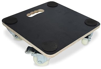 Louis Moulin Roule-Plantes Bois Charges Lourdes 250 kg - 38x38 cm