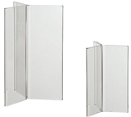 5x Acryl-Y-Ständer DIN A5 (3x) / Tischaufsteller/Mehreckständer