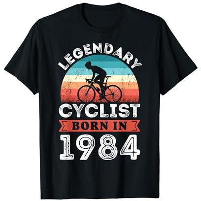 Legendärer Radfahrer geboren 1984 40. Geburtstag Geschenke Radfahren T-Shirt