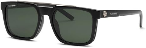 PHILIPP PLEIN SPORT Herrenbrille, Total Shiny Black, 54