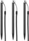 Lurrose Lot de 3 stylets avec câble et corde à ressort pour écran tactile pour dessiner, esquisser et prendre des notes