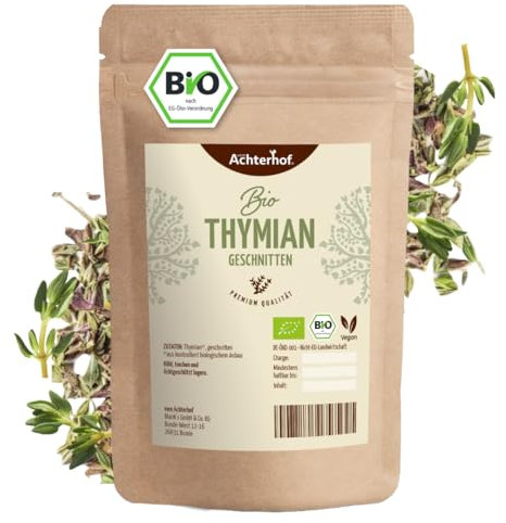 Bio Thymian getrocknet und gerebelt (1kg) Bio-Thymian-Tee als Gewürz oder als Tee zu verwenden vom-Achterhof
