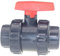 AK AK 2-Wege-Kugelhahn, PVC, 50 mm, 2-Wege