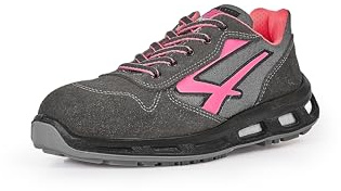 U-Power Red Lion Verok, Chaussures de sécurité unisexes, légères, flexibles, anti-crevaison, antidérapantes, avec insert Infinergy, avec embouts en aluminium (Pink Rose 41)