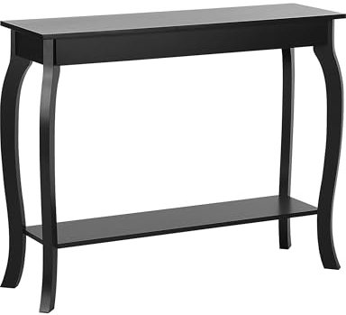 Beliani Konsolentisch in Schwarz Beistellkommode Schminktisch Hartford