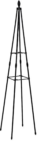 XIAOZHUANGXIONG Obelisco de Tipi de jardín de Metal, Enrejado de Soporte de Planta trepadora de Metal/Marco obelisco pirámide de Soporte de Planta de Rosa trepadora (Size : 180CM)