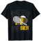 Tennis Und Bier Darum Bin Ich Hier Saufen Sauftour Tennis T-Shirt