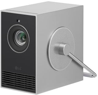 LG CineBeam HU710PB.AEU - Proyector con SmartTV, webOS 6.0, 4k UHD, Proyección hasta 500 lúmenes (3849x2160), hasta 120, HDMI x1, USB-C x1, Plateado