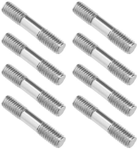 LT Easiyl 40 Pièces 304 Acier Inoxydable Double Extrémité Fileté Goujon Vis Boulon pour Bricolage RC Voiture Bateau Voiture Avion Hélicoptère Modèle Bricolage Matériel M8x40