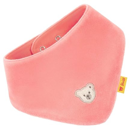 Steiff halsduk, one size persika blossom, babyhalsduk, halsskydd för spädbarn, mjuk och bekväm, halsskydd, maskintvättbar