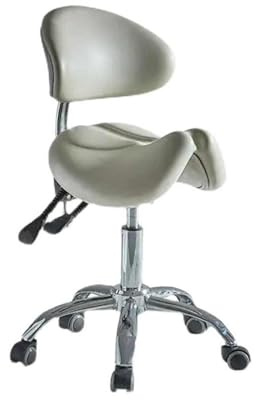 Sadelpall, Flyttbar Snurrpall, Lyftbar Justerbar Hemmakontorsstol, Lämplig For Barbersalong/kontor/skönhetssalong, Enkel Att Installera