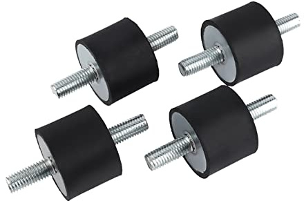 Fafeicy Rubber Mounts, Rubber Vibration Isolator, M10 40 * 30 Shock Damper Air Compressor Mounts, Mainly Used for Air Compressors, Engines, Gasoline Engines, Water Pumps, Damping Noise