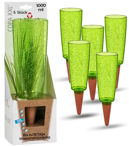 Scheurich Copa XXL Bewässerung Wasserspender Bewässerungskugel grün transparent (5, Grün)