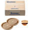 Madama - Wiederverwendbare Kappe für Nespresso Vertuo und VertuoLine Kapseln, nachfüllbar und kompatibel. Silikon in Lebensmittelqualität. 100% Made in Italy. Packung mit 2 Kappen.