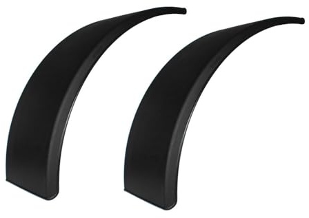 DOMAR Set di due parafanghi da 20 a 28 pollici in plastica per macchine agricole 1100 x 410 mm passaruota robusti senza fori per un'ottima protezione contro fango e sassi