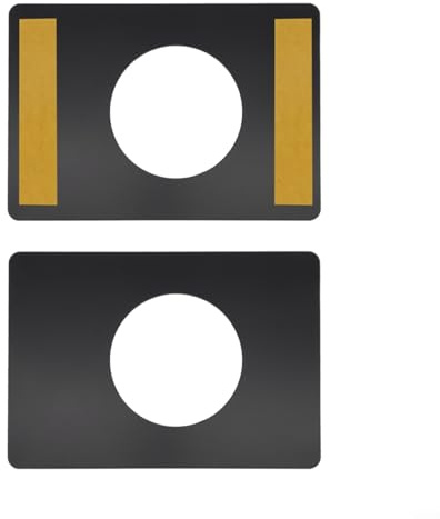 Abdeckplatten aus Edelstahl (2er-Set) perfekte Lösung für lose Türschlösser