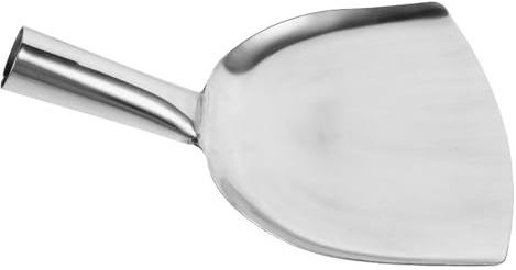 HIAKDOFT Strumento pala per strumenti per il pozzo del fuoco Strumento manuale del giardino pala per carbone strumenti per falò Silver