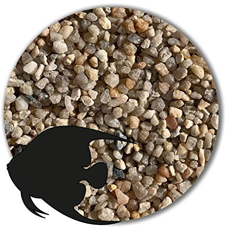 Anbobo Müller GmbH - Aquarium Sand/Aquarium Kies - 25 KG - 2,0-3,15mm - Natur - Deutsche Premiumqualität