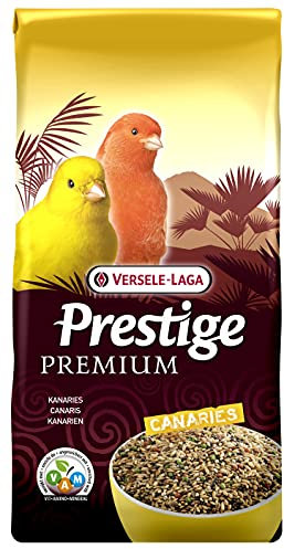 VERSELE-LAGA – Prestige Premium Kanarienvögel – Angereicherte, vollständige und abwechslungsreiche Samenmischung – für Kanarienvögel – 20 kg