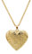 Yifnny Herz Medaillon Halskette, Gravierte Blumen Memorial Foto Medaillon Kette Halskette mit Bild Medaillon Anhänger Herz Halskette für Damen (Gold)