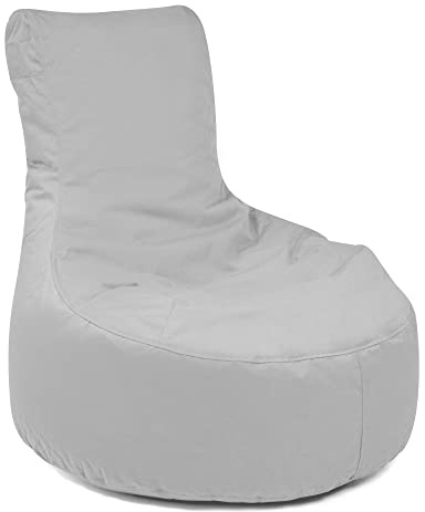 Slope Plus Cool-Grey - Pouf d'extérieur pour le jardin et la terrasse - Convient pour l'extérieur toute l'année